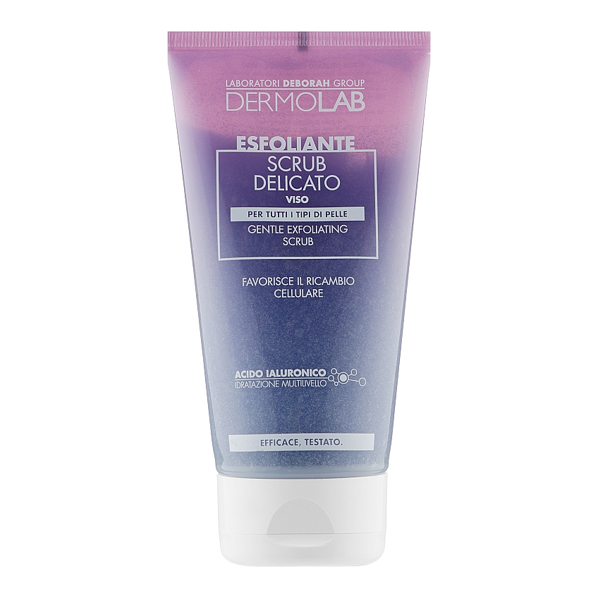 Скраб для лица мягкий и увлажняющий Deborah Dermolab Scrub Esfoliante