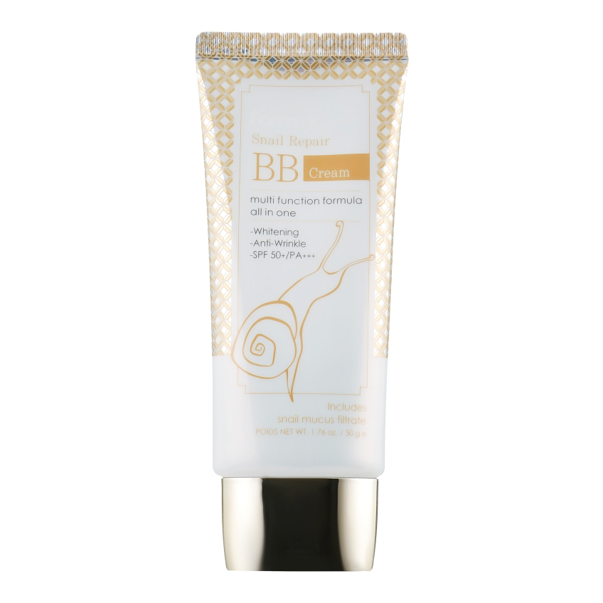 Регенерирующий BB-крем из муцином улитки Farmstay Snail Repair BB Cream SPF50+ PA+