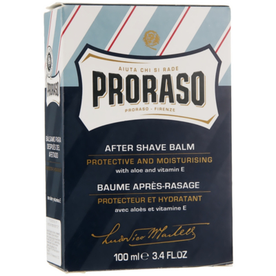 Бальзам с алоэ и витамином Е после бритья Proraso Blue Line After Shave Balm