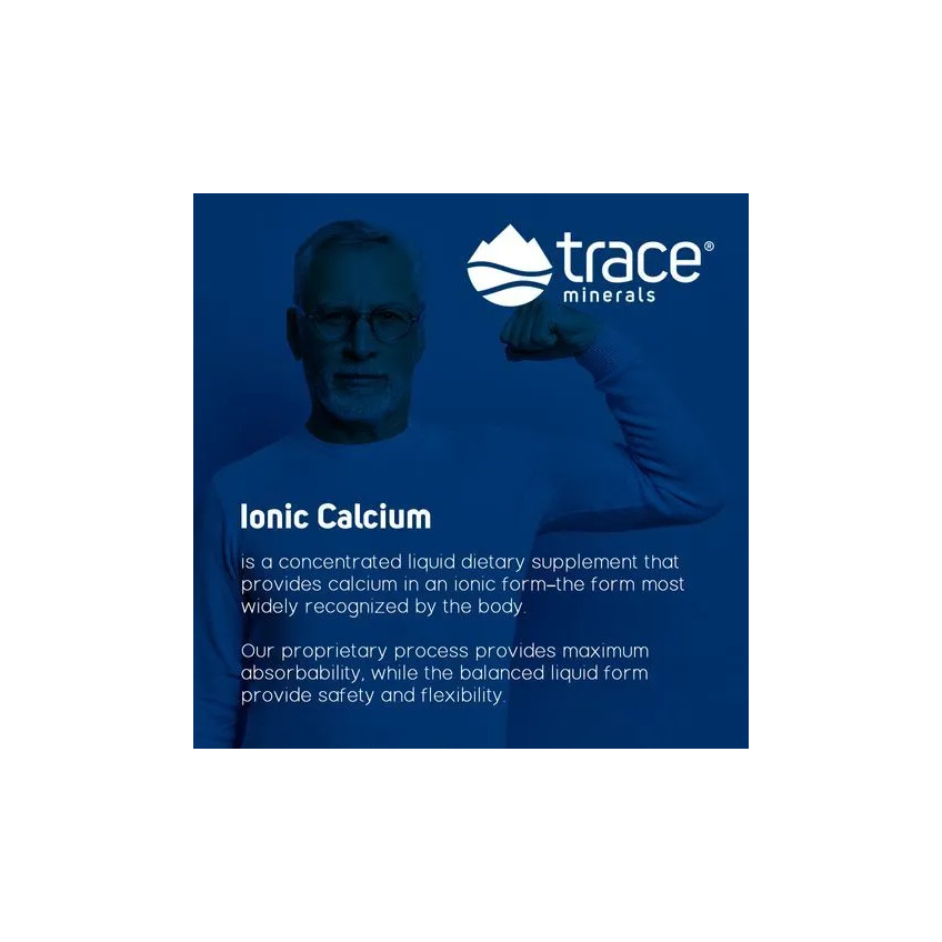Кальций ионизированный жидкий / Liquid Ionic Calcium, Trace Minerals Research, 200 мг, 59 мл
