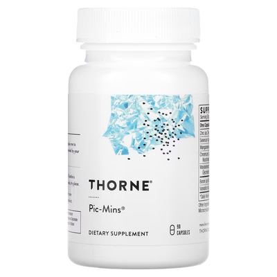 Микроэлементы / Pic-Mins, Thorne Research, 90 капсул