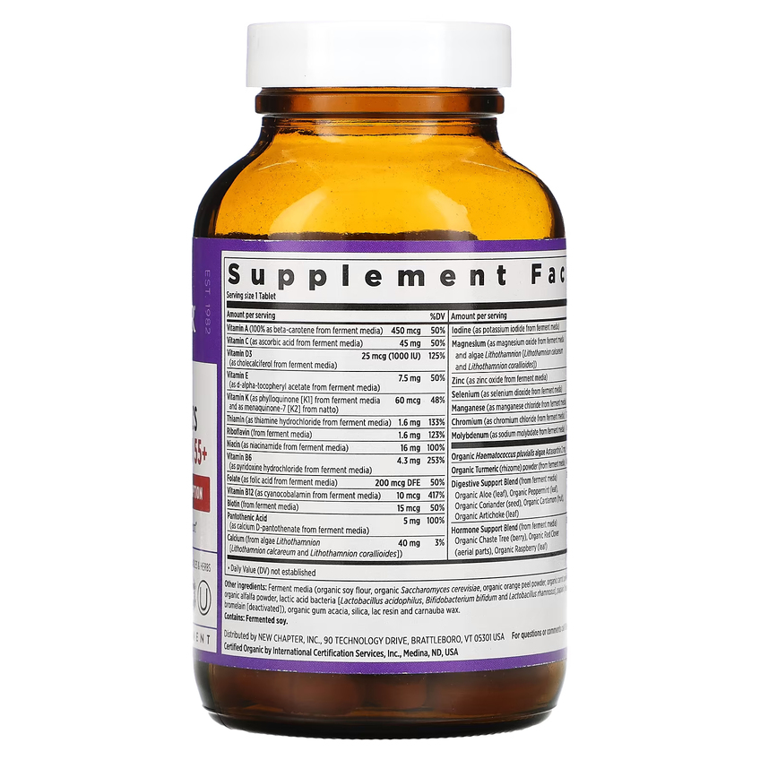 Мультивітаміни для жінок віком від 55+ (один раз в день) / One Daily Every Woman's Multivitamin 55+, New Chapter, 96 таблетки