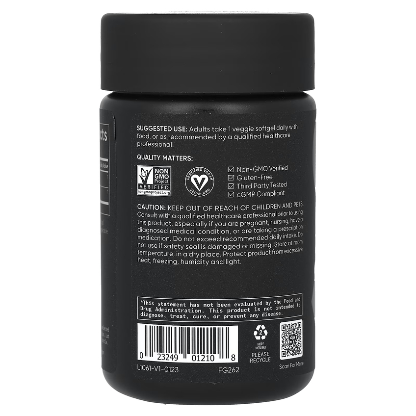 Лютеин и зеаксантин с кокосовым маслом / Lutein and Zeaxanthin with Coconut Oil, Sports Research, 20 мг + 4 мг, 120 вегетарианских гелевых капсул