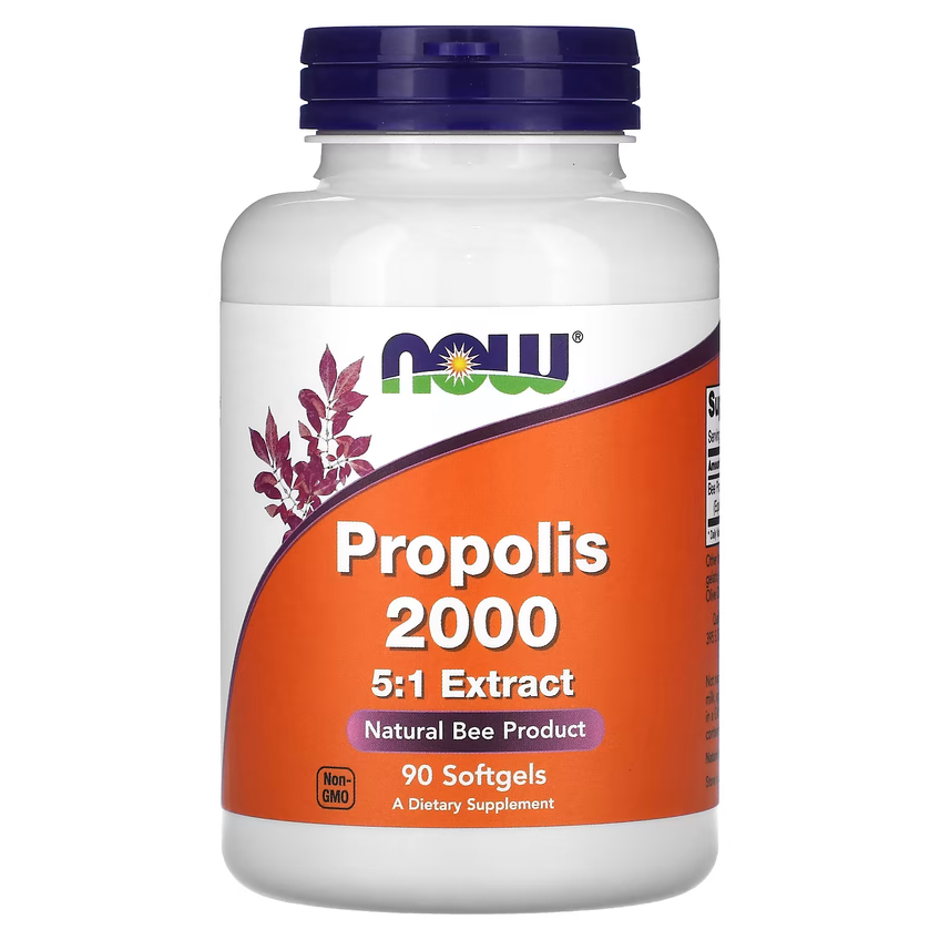 Прополіс 2000 / Propolis 2000, Now Foods, 400 мг, 90 гелевих капсул