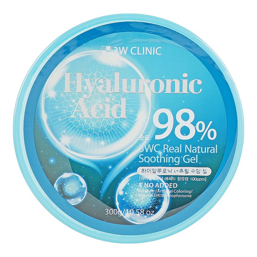 Универсальный гель с гиалуроновой кислотой 3W Clinic Hyaluronic Acid Natural Soothing Gel