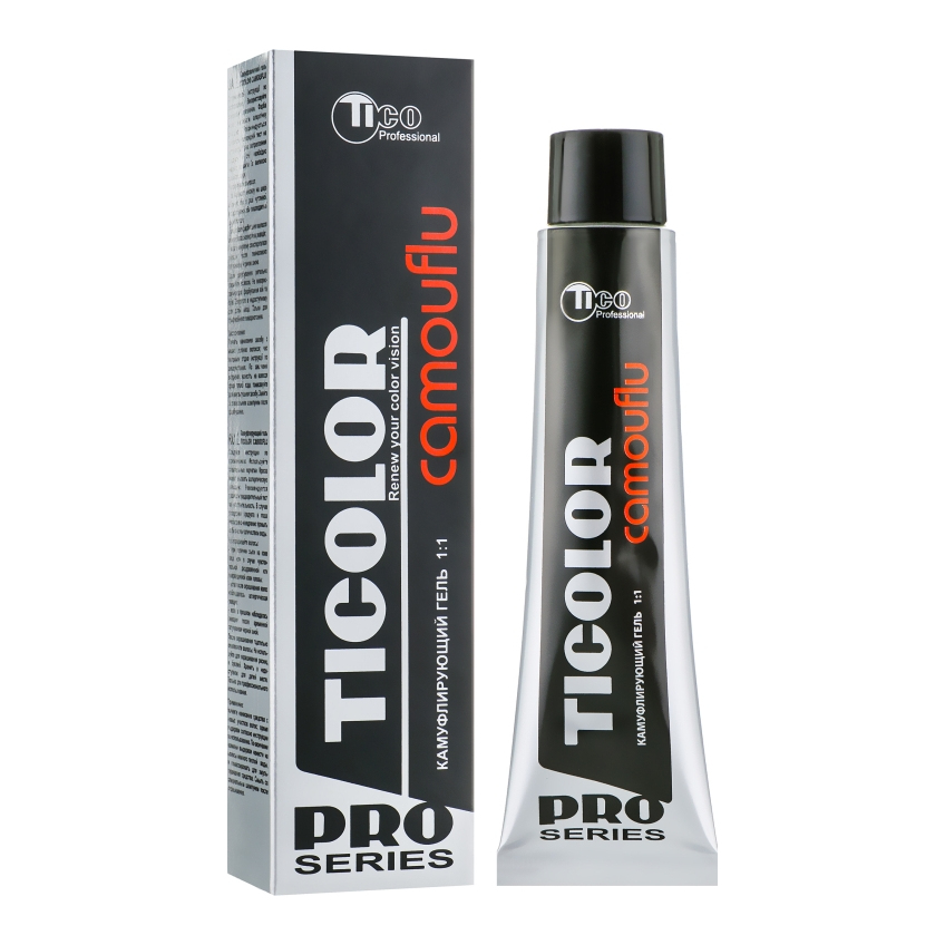 Гель для камуфляжа седины Tico Professional Ticolor Camouflu Темно-русый