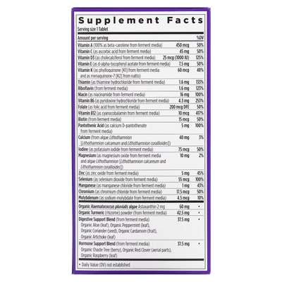 Мультивитамины для женщин от 55+ (один раз в день) / One Daily Every Woman's Multivitamin 55+, New Chapter, 72 таблетки