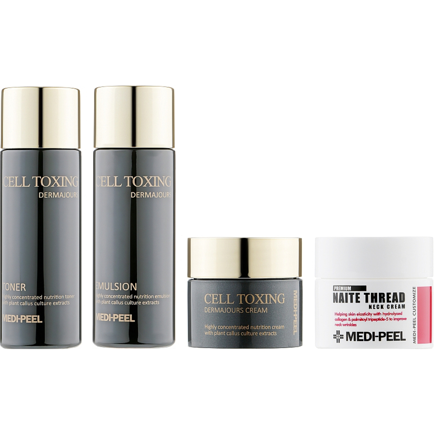 Набор омолаживающих миниатюр для лица и шеи Medi-Peel Cell Toxing Dermajours Trial Kit