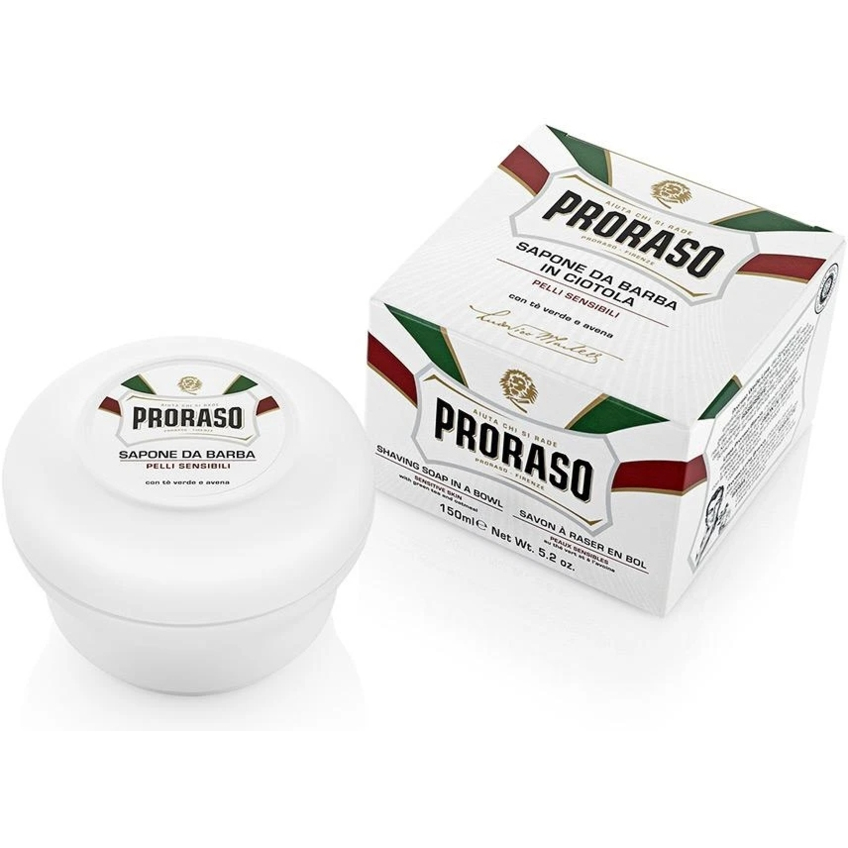 Мыло для бритья для чувствительной кожи Proraso White Line Anti-Irritation Soap
