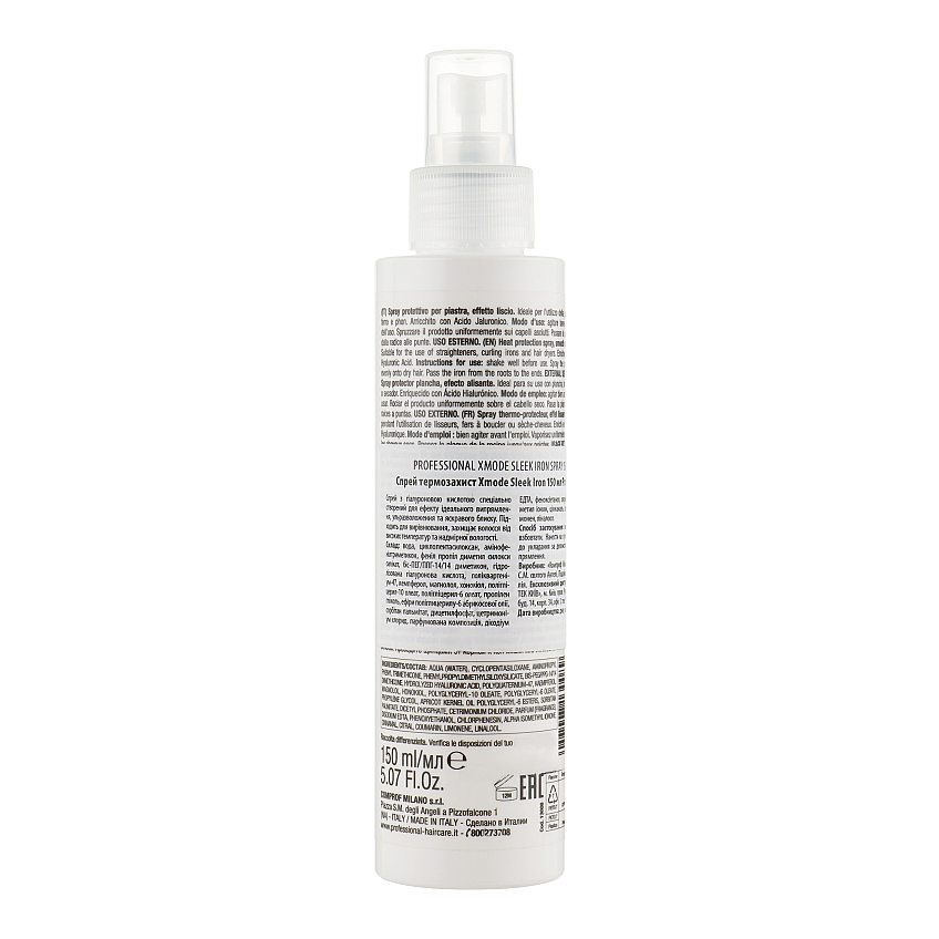 Спрей-термозащита для волос Professional X Mode Sleek Iron Spray