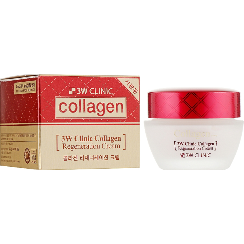 Регенерирующий крем для лица с коллагеном 3W Clinic Collagen Regeneration Cream