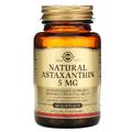 Натуральный астаксантин / Astaxanthin, Solgar, 5 мг, 60 гелевых капсул