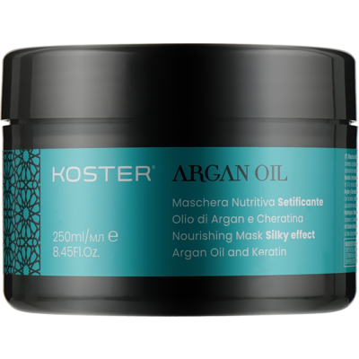 Маска для шелковистости волос питательная Argan Oil 500мл Koster Италия