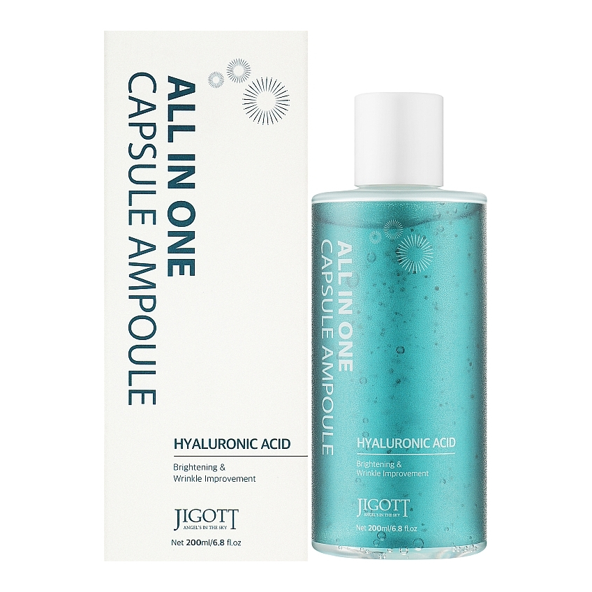 Капсульная сыворотка с гиалуроновой кислотой Jigott All-In-One Capsule Ampoule Hyaluronic Acid