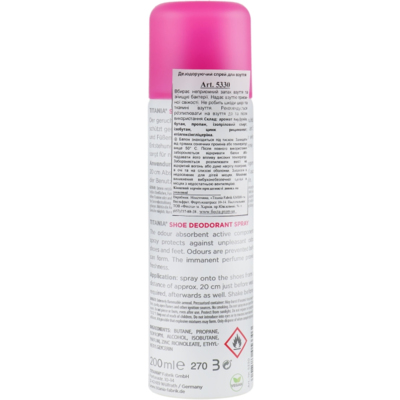 Дезодорант для взуття Titania Foot Care Spray