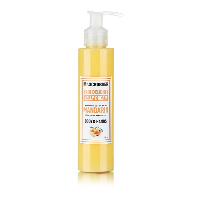 Увлажняющий крем-гель для тела и рук Mr.Scrubber Mandarin Body & Hands Cream