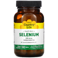 Селен бесдрожжевой / Selenium, Country Life, 100 мкг, 180 таблеток