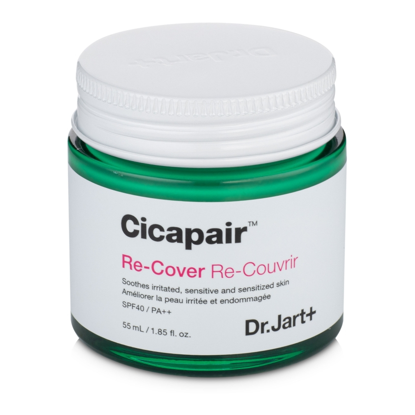 Восстановительный СС-крем-антистресс Dr.Jart+ Cicapair Derma Green Solution Re-Cover SPF40 PA++