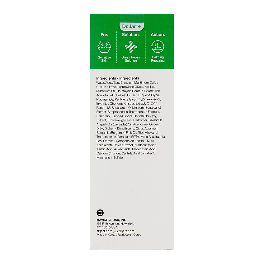 Тонер з екстрактом центели Dr.Jart+ Cicapair Toner Tonique