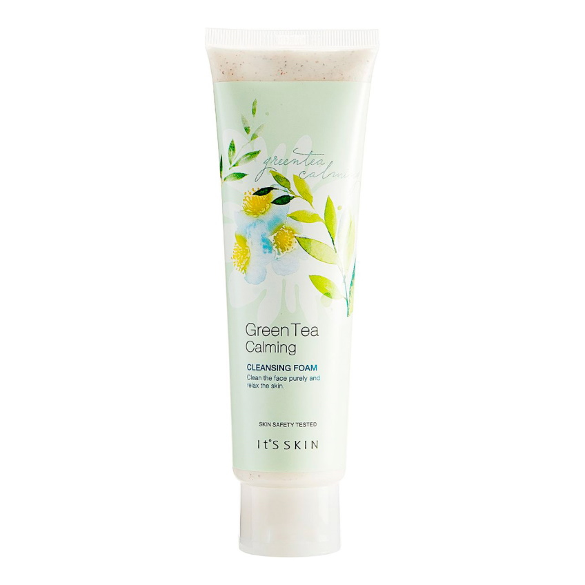 Успокаивающая очистительная пенка It's Skin Green Tea Calming Cleansing Foam