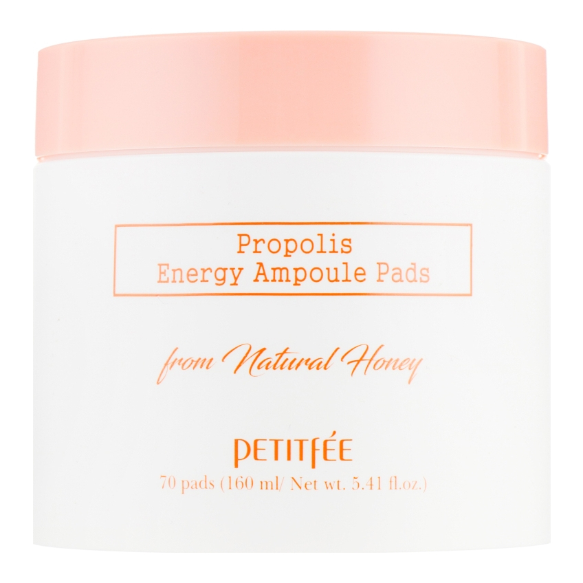 Питательные пэды с медовым комплексом Petitfee Propolis Energy Ampoule Pads