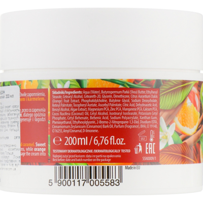 Відновлювальний крем для тіла «Апельсин» Farmona Sweet Secret Orange