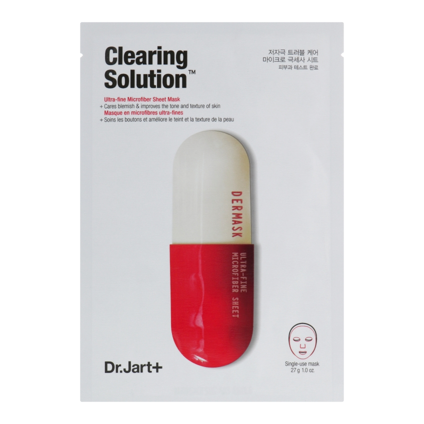Очищающая маска для лица с салициловой кислотой Dr.Jart+ Dermask Micro Jet Clearing Solution