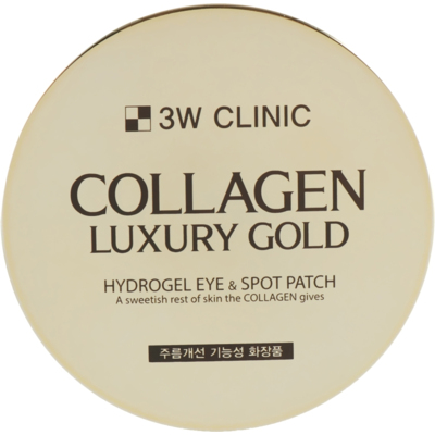 Патчи для глаз с коллагеном и золотом 3W Clinic Collagen & Luxury Gold Eye Patch