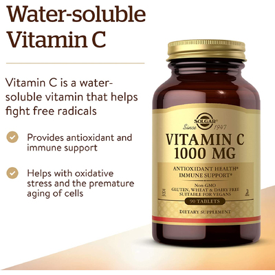 Витамин C / Vitamin C, Solgar, 1000 мг, 90 таблеток