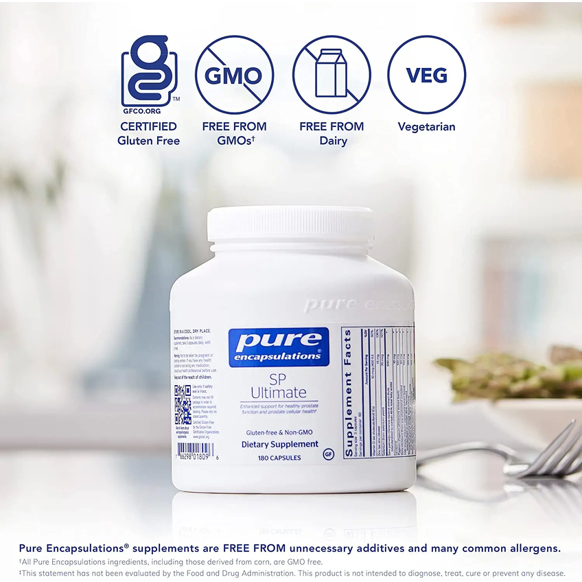 Поддержка здоровья простаты / SP Ultimate, Pure Encapsulations, 180 капсул