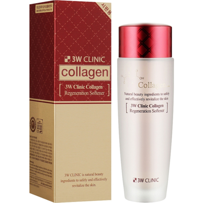 Восстановительный тонер с коллагеном 3W Clinic Collagen Regeneration Softener