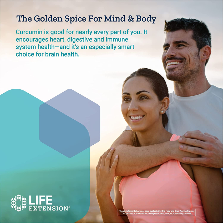 Экстракт куркумы / Curcumin Elite Turmeric Extract, Life Extension, 500 мг, 30 капсул