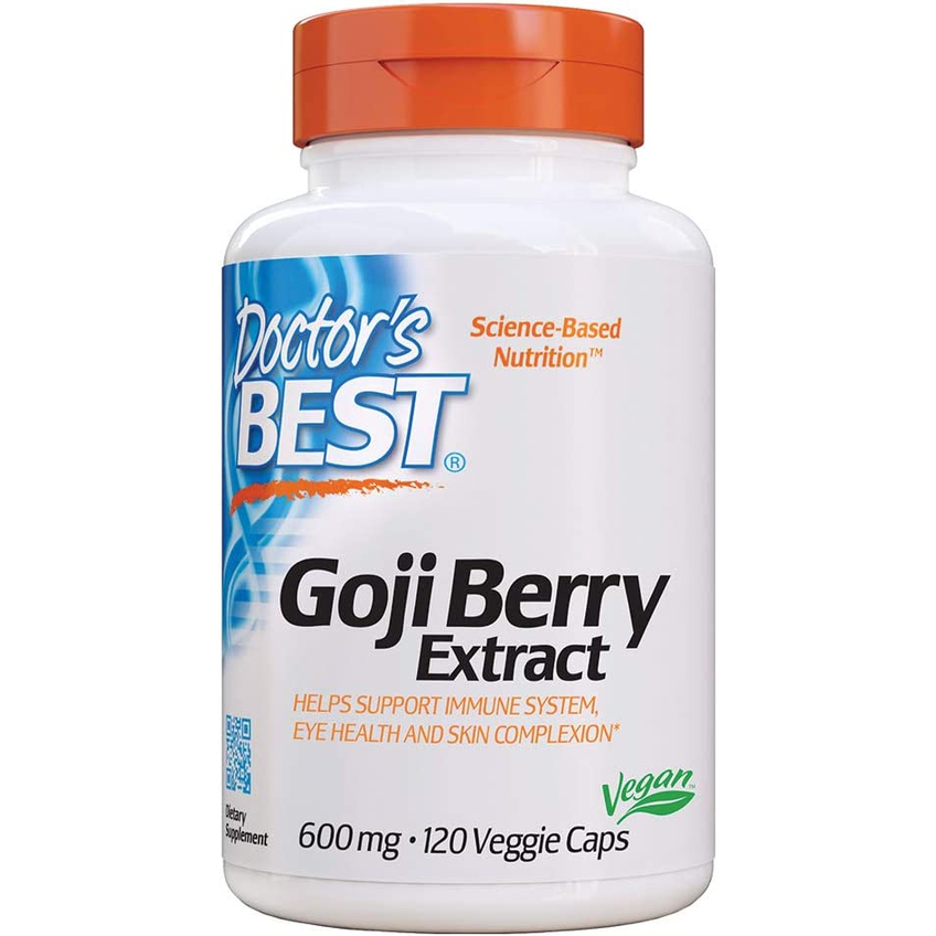 Экстракт ягод годжи / Goji Berry Extract, Doctor's Best, 600 мг, 120 капсул