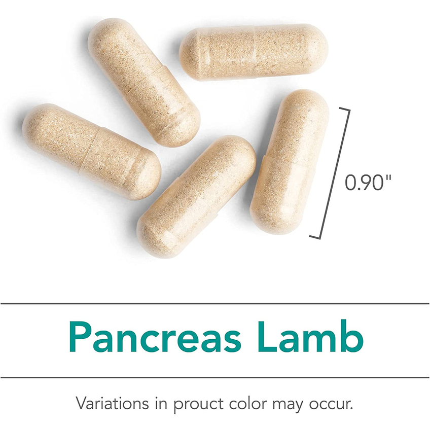 Панкреас, натуральний залізистий матеріал / Pancreas Natural Glandular (Lamb), Nutricology, 425 мг, 90 капсул