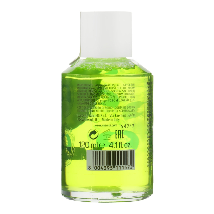 Ополаскиватель-концентрат для полости рта «Мята» Marvis Concentrated Spearmint Mouthwash