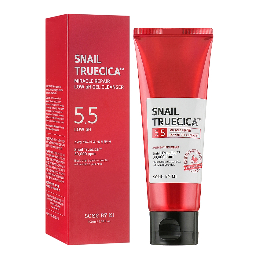 Гель для умывания Some By Mii Snail Truecica Miracle Repair Low Ph Gel Cleanser