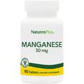 Марганець / Manganese, Nature's Plus, 50 мг, 90 таблеток