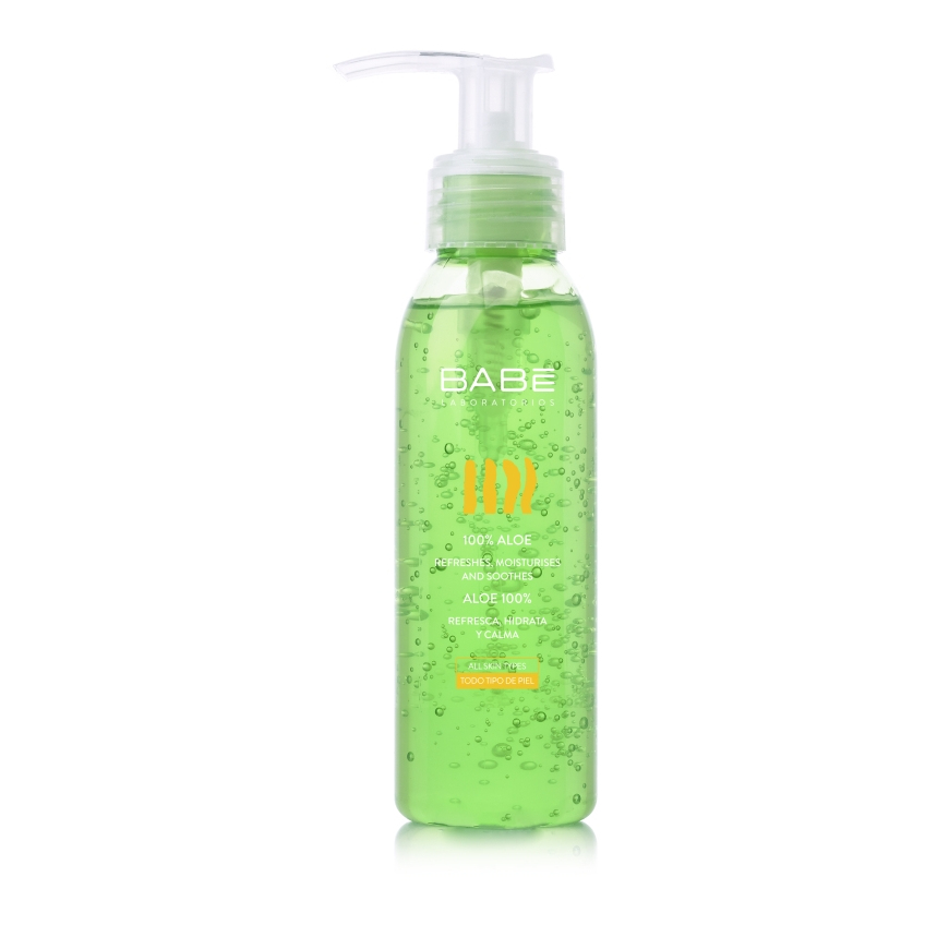 Зволожуючий гель зі 100% алое Babe Laboratorios Aloe Gel Travel Size