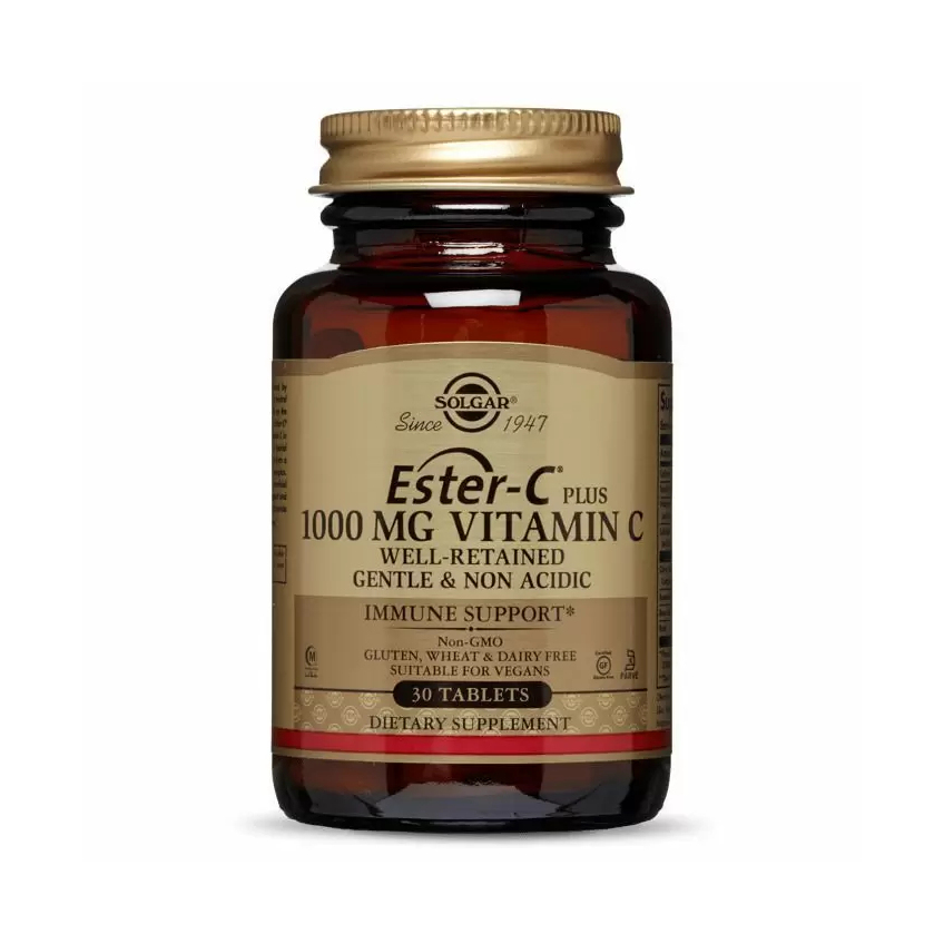 Эстер-С плюс / Ester-C Plus, Solgar, 1000 мг, 30 таблеток