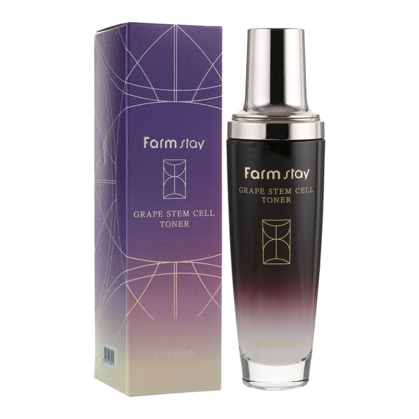 Тонер для лица с фитоствольными клетками винограда FarmStay Grape Stem Cell Toner