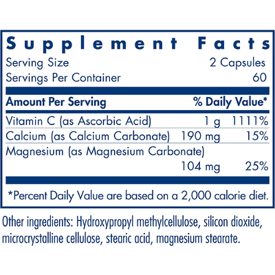 Буферизированный витамин С с кальцием и магнием / Buffered Vitamin C, Allergy Research Group, 500 мг, 120 капсул