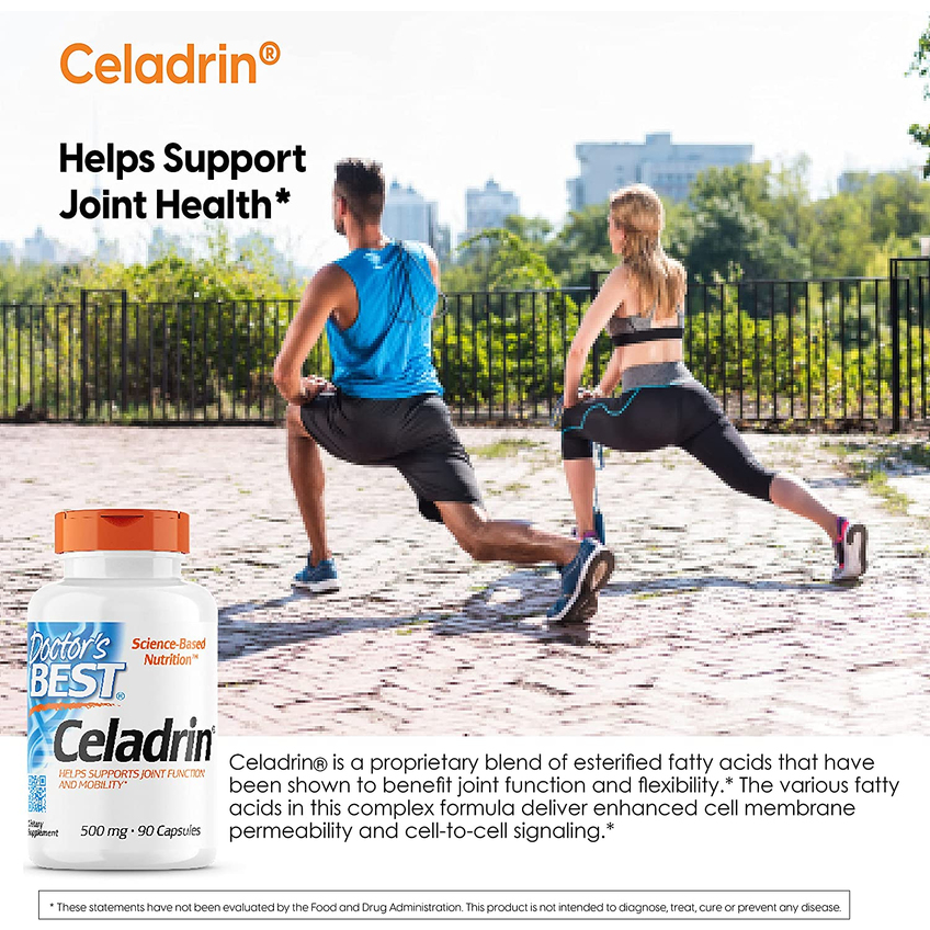 Целадрін / Celadrin, Doctor's Best, 500 мг, 90 капсул