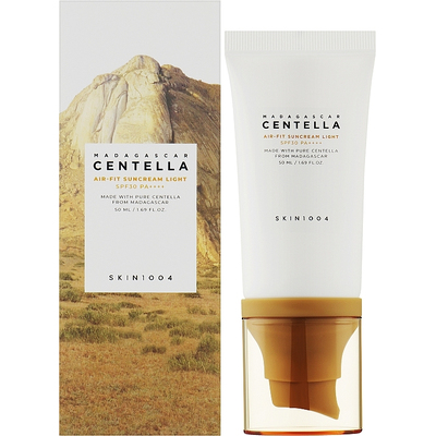 Ультралегкий солнцезащитный крем SKIN1004 Madagascar Centella Air-fit Suncream Light SPF30 PA++++