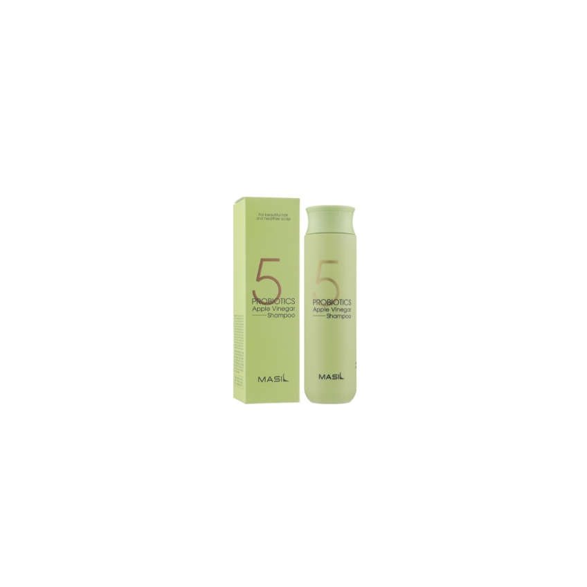 Мягкий бессульфатный шампунь с проботиками и яблочным уксусом Masil 5 Probiotics Apple Vinegar Shampoo