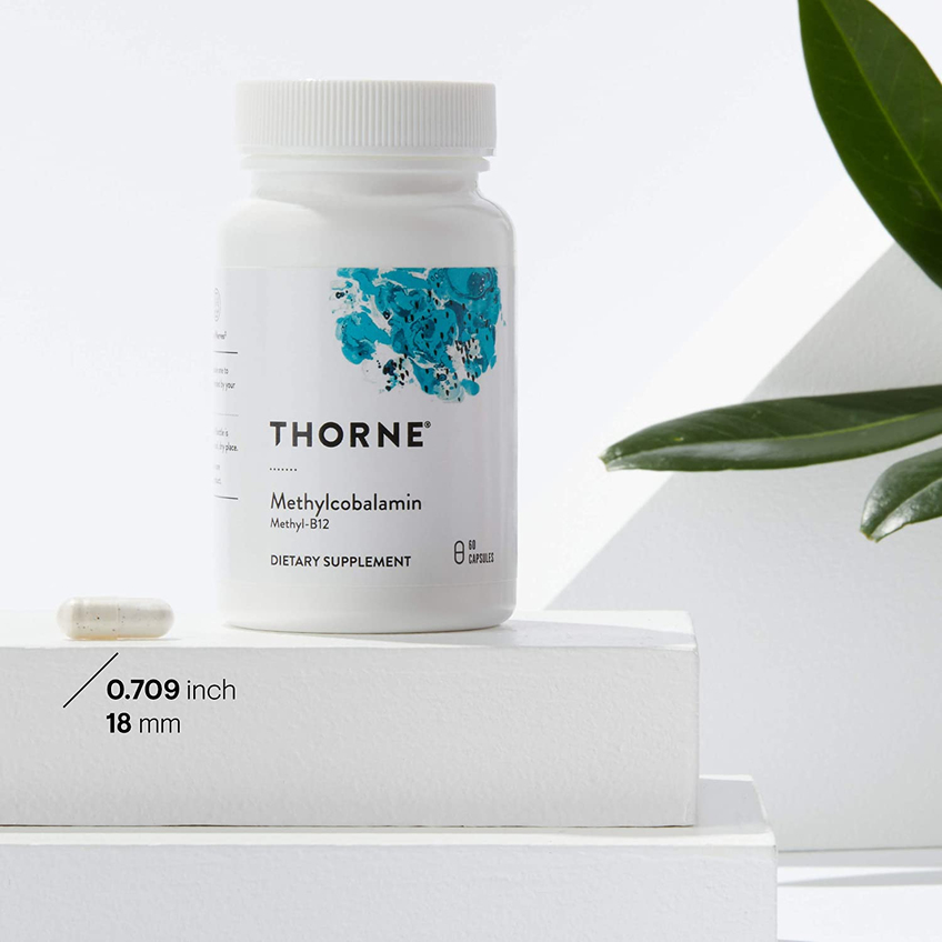Метилкобаламін / Methylcobalamin (Methyl-B12), Thorne Research, 1 мг, 60 капсул