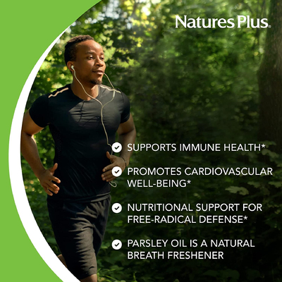 Масло чеснока и петрушки / Garlic and Parsley Oil, Nature's Plus, 180 капсул
