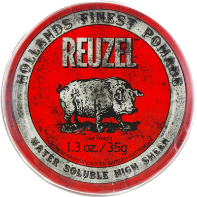 Помада для волос Reuzel Water Soluble Red High Sheen Pomade