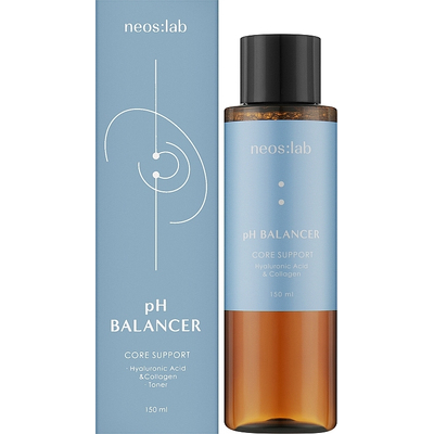Увлажняющий тонер для лица с гиалуроновой кислотой и коллагеном Neos:lab pH Balancer Core Support Toner