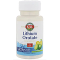 Оротат літія 5мг, смак лимона та лайма KAL Lithium Orotate