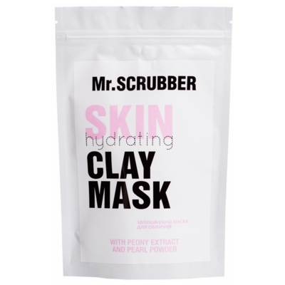 Увлажняющая маска для лица Mr.Scrubber Hydrating Peony Extract Clay Mask